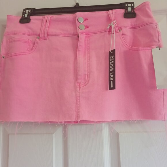 NWT Design Lab 31 Mini Skirt Cotton Blend - Picture 1 of 6